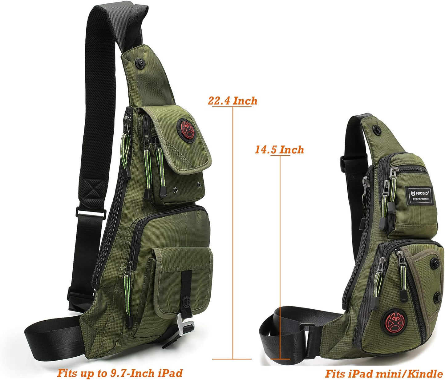 Sling Bag Chest Shoulder Backpack Crossbody Bags for Men Women