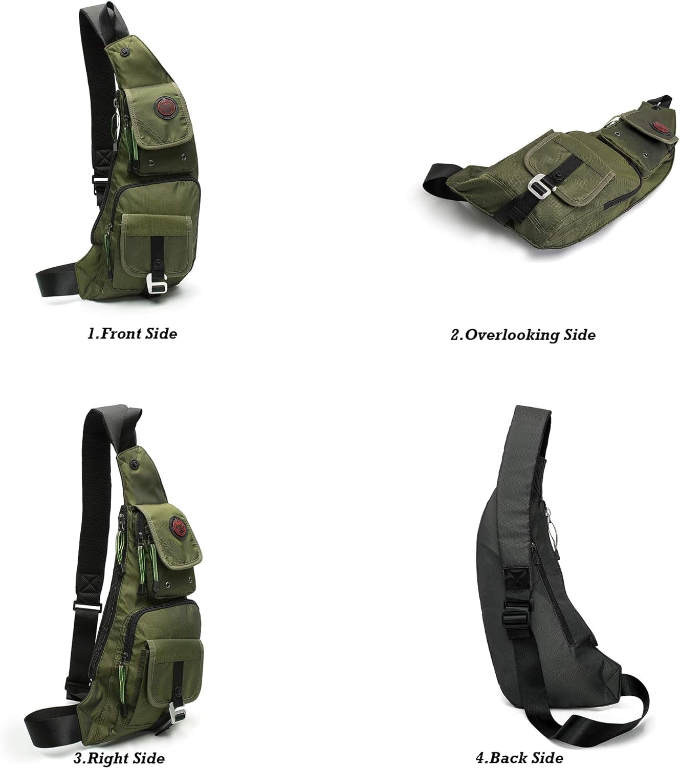 Sling Bag Chest Shoulder Backpack Crossbody Bags for Men Women